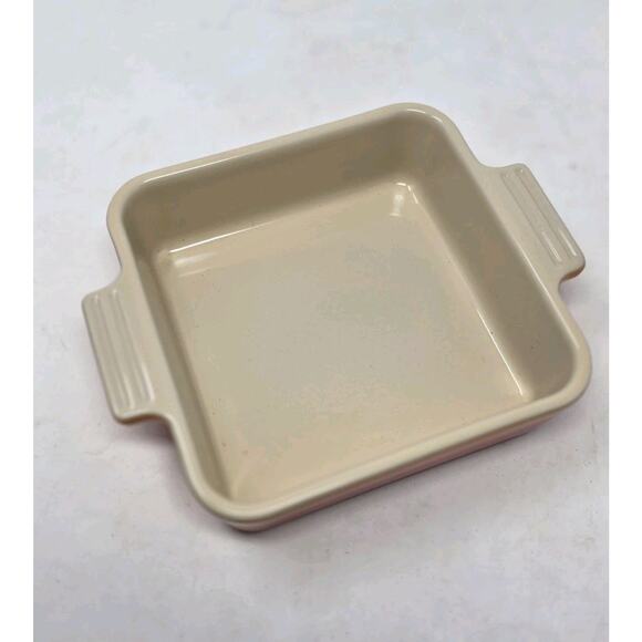 Le Creuset Flame Orange 6" Square Baking Dish Casserole Ombre - Picture 8 of 12